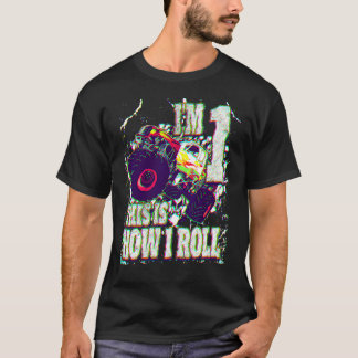 2 Year Old Monster Truck Birthday T-Shirt