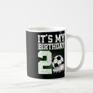 2 Year Old Soccer Boy Its My 2nd Birthday Soccer L Coffee Mug