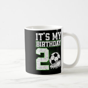 2 Year Old Soccer Boy Its My 2nd Birthday Soccer L Coffee Mug