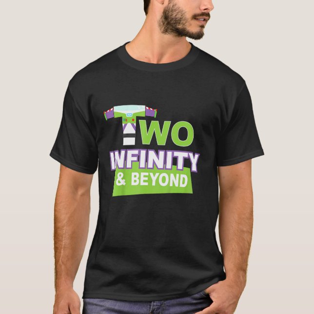 2 Year Old Two Infinity And Beyond 2nd Birthday Bo T-Shirt (Front)