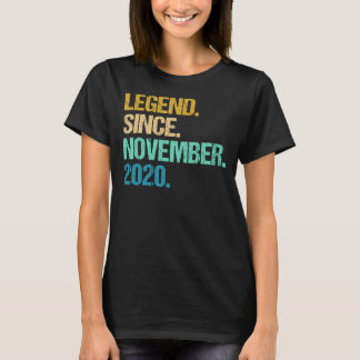 2 Years Old Awesome Since November 2020 2nd Birth T-Shirt