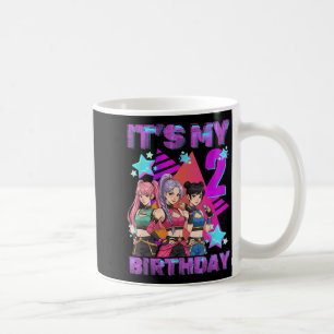 2 Years Old Birthday K P Kids 2nd Birthday Girls K Coffee Mug