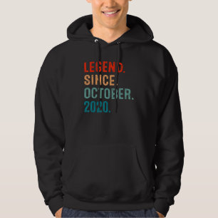 2 Years Old Legend Since October 2020 2nd Birthda Hoodie