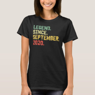 2 Years Old Legend Since September 2020 2th Birth T-Shirt