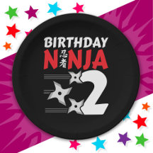 2 Years Old Ninja Party Stars Kids 2nd Birthday