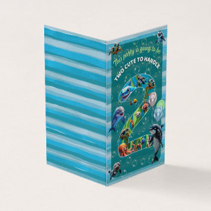 2Cute2Handle Party Custom Vertical Birthday Invite
