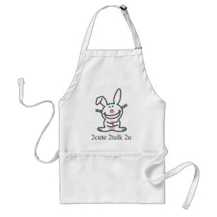 2cute 2talk 2u standard apron