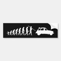 2CV Deux Chevaux Funny Evolution Theory