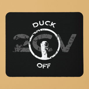 2CV Oldtimer Duck Off Statement Mouse Pad