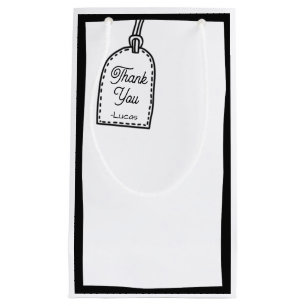 2D Comic Style Party  Small Gift Bag