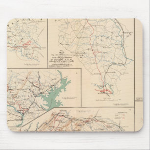 2d Corps AN Va, camps, pickets, routes Mouse Pad
