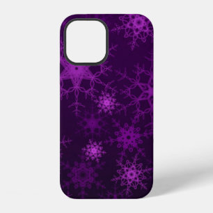 2d illustration. Abstract snowflakes. Holy Christm iPhone 12 Case