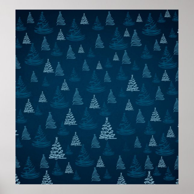 2d illustration. Abstract snowflakes. Holy Christm Poster (Front)