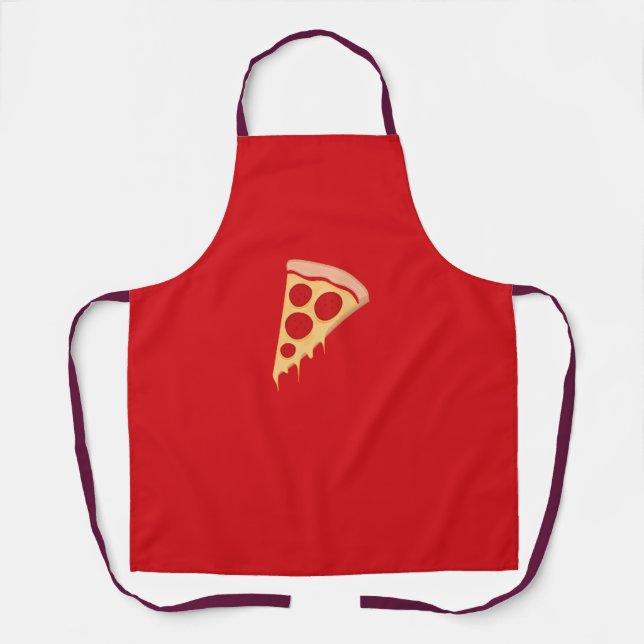 2D pepperoni pizza Apron (Front)