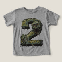 2e anniversaire Zombie Halloween Thème 2 an enfant