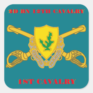 2E BATAILLE 12E CAVALRY 1ER CAVALRY STICKERS