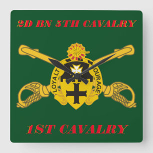 2E BATAILLE 5E CAVALRY 1ÈRE CAVALRY HORLOGE