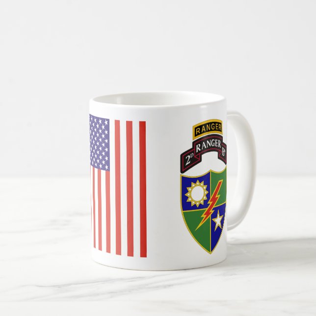 2e Bataillon - 75e Ranger avec Tab Mug (Devant droit)