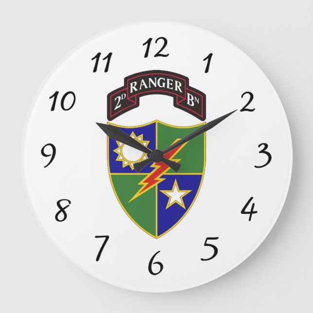 2e Bataillon - 75e Régiment de Rangers - Horloge m (Recto)