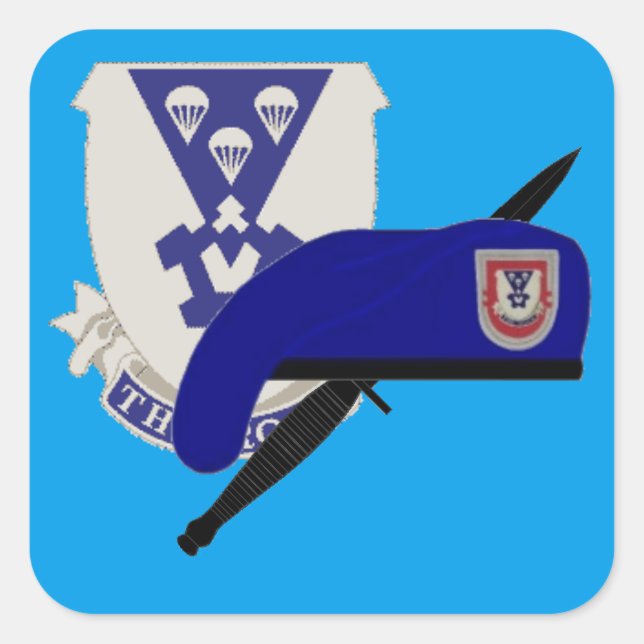 2E BN 503D INFANTERIE 101E STICKERS AÉROBORNES (Devant)