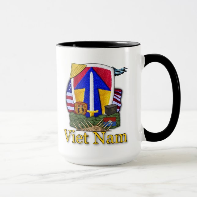 2e force de campagne vietnam vétérans tasse mug (Droite)