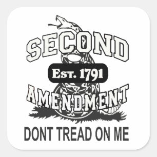 2ème amendement Bear Arms Gadsden Drapeau Sticker 