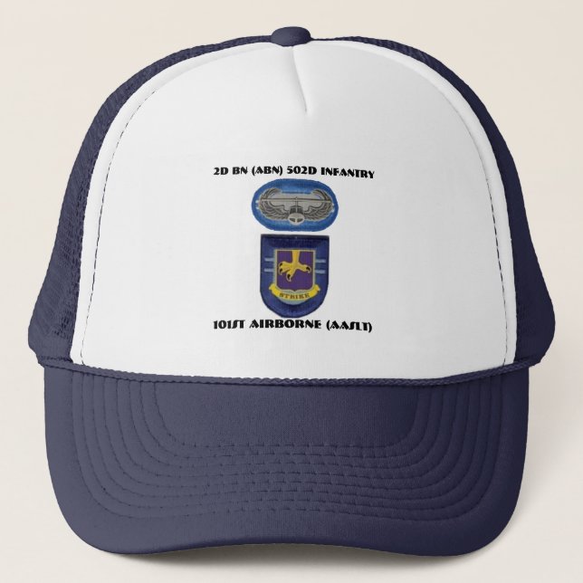 2ème CASQUETTE AÉROPORTÉ de 502ND INFANTERIE de (Devant)