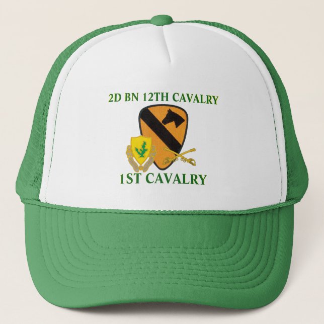 2ème CASQUETTE de CAVALERIE de 12ème CAVALERIE de (Devant)