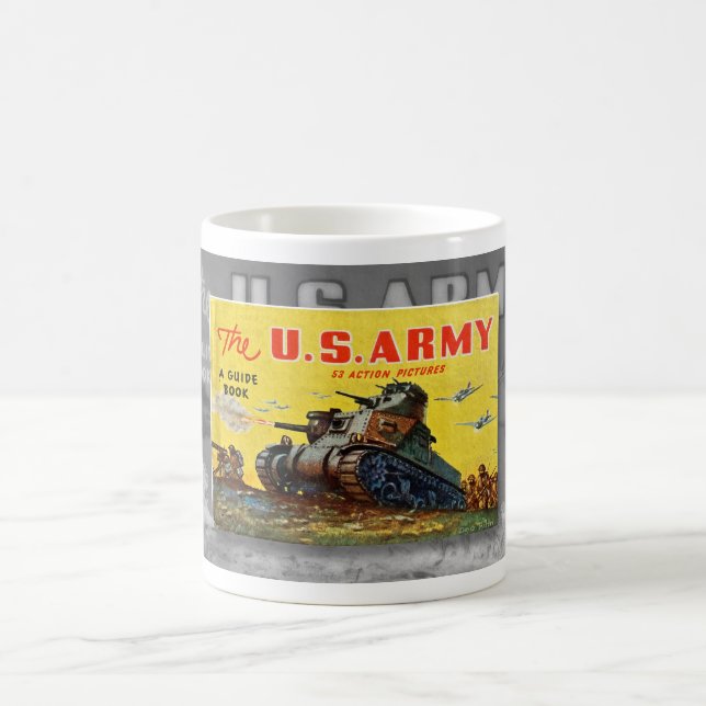 2ÈME GUERRE MONDIALE ERA U.S. ARMY LIVRE CAFÉ MUG (Centre)
