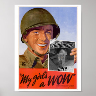 2ÈME GUERRE MONDIALE mon affiche de fille