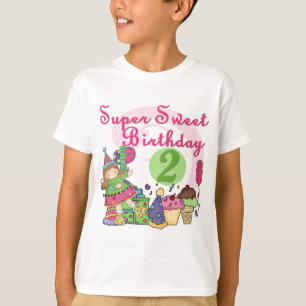 2èmes T-shirts et cadeaux d'anniversaire de bonbon