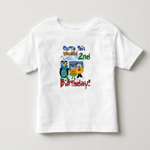 2èmes T-shirts et cadeaux d'anniversaire d'espace