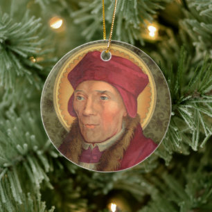 2for1 Saints:  SS. John Fisher & Thomas More Ceramic Ornament