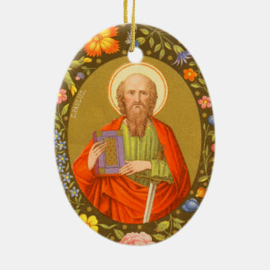 2for1 Saints: SS. Peter & Paul Ceramic Ornament