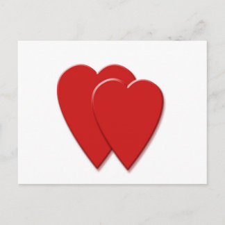 2hearts postcard