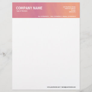 2in Header - Colour Textured Letterhead