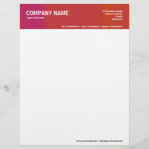 2in Header - Colour Textured Letterhead