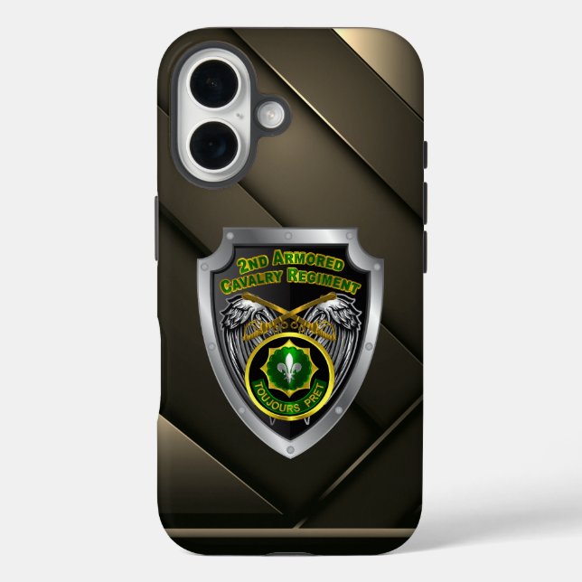 2nd ACR Armoured Cavalry Regiment Case-Mate iPhone Case (Back)
