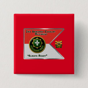 2nd ACR Guidon 2 Inch Square Button