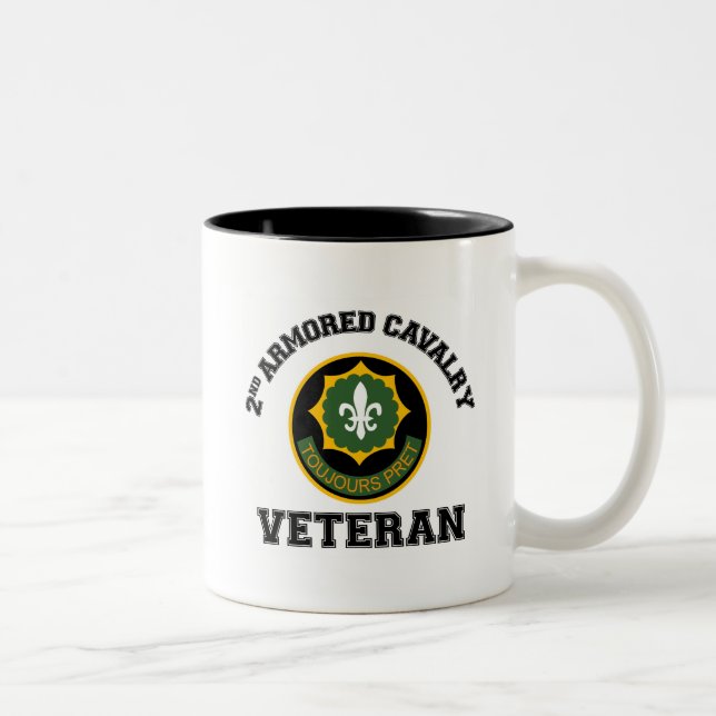2nd ACR Vet - College Style Two-Tone Coffee Mug (Right)