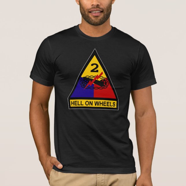 2nd AD Class A Shoulder Patch T-Shirt (Front)