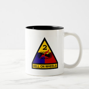 2nd AD Class A Shoulder Patch Two-Tone Coffee Mug