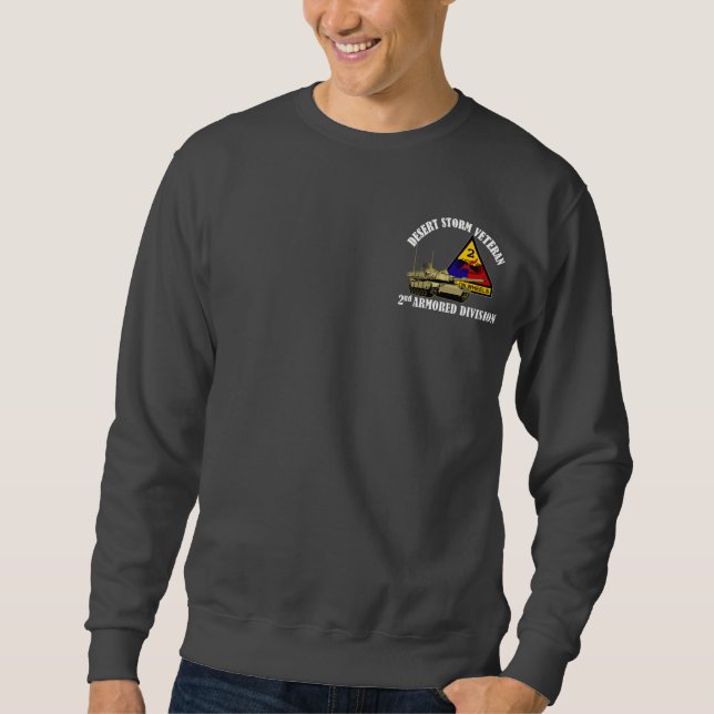 2nd AD Desert Storm Vet Sweatshirt (Front)