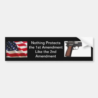 2nd Amendment Bumper Sticker (Black)