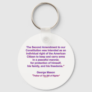 2nd Amendment - George Mason Keychain