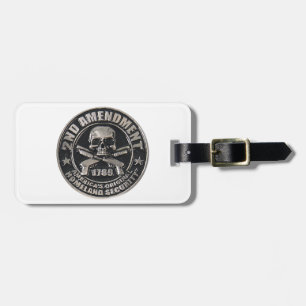 2nd Amendment Medal Luggage Tag