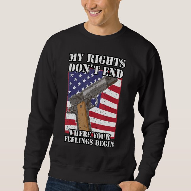 2nd Amendment Pro Gun Gun Rights 3 Sweatshirt (Front)