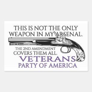 2nd Amendment Rectangle Sticker