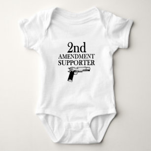 2nd AMENDMENT SUPPORTER - gun rights/constitution Baby Bodysuit