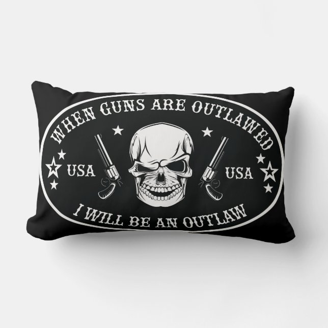2nd Amendment  Throw Pillow (Front)